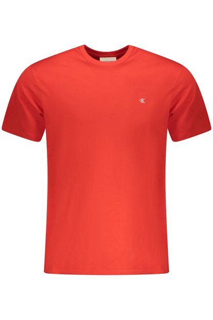 CALVIN KLEIN T-SHIRT MANICHE CORTE UOMO ROSSO