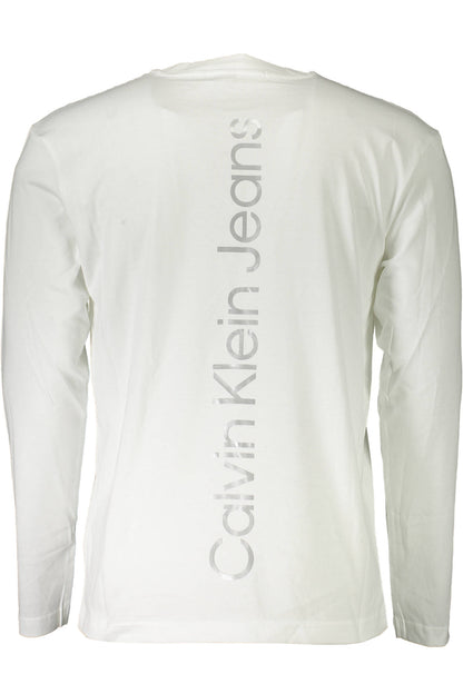 CALVIN KLEIN T-SHIRT MANICHE LUNGHE UOMO BIANCO