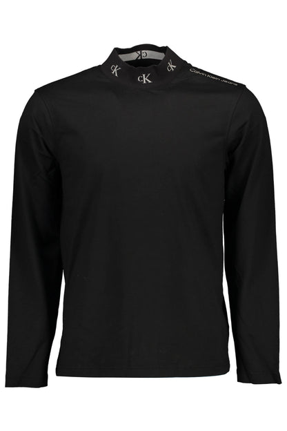 CALVIN KLEIN T-SHIRT MANICHE LUNGHE UOMO NERO