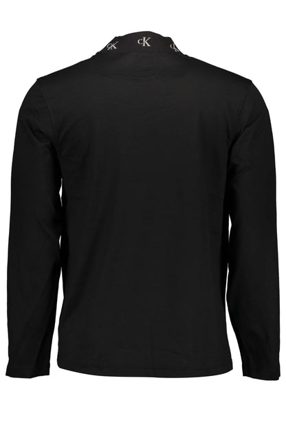 CALVIN KLEIN T-SHIRT MANICHE LUNGHE UOMO NERO