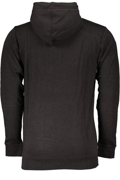 CAVALLI CLASS FELPA CON ZIP UOMO NERO