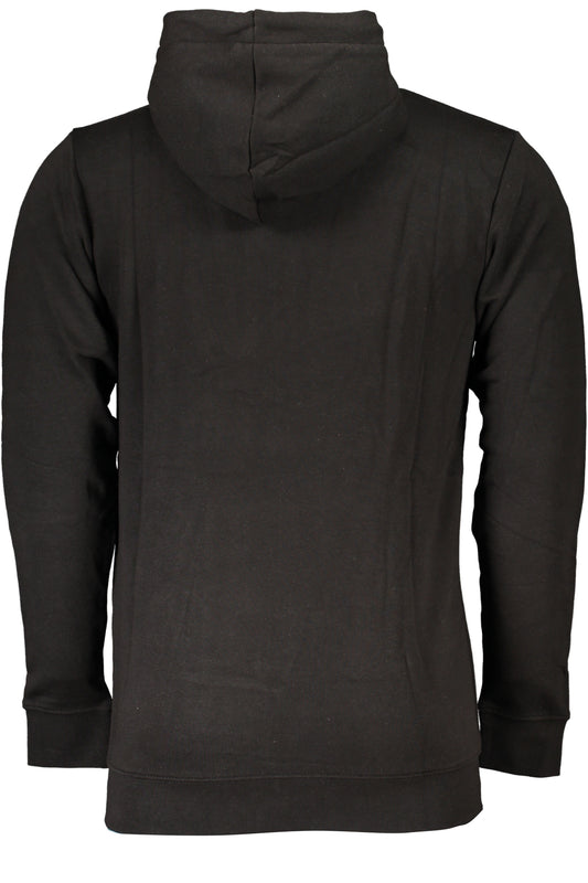 CAVALLI CLASS FELPA CON ZIP UOMO NERO