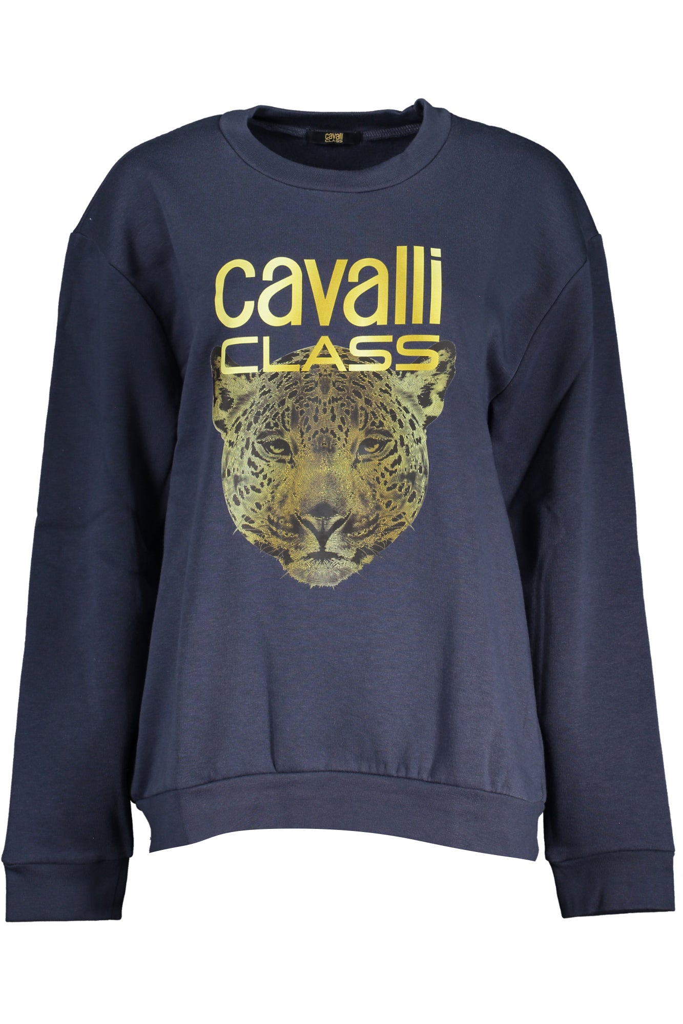 CAVALLI CLASS FELPA SENZA ZIP DONNA BLU