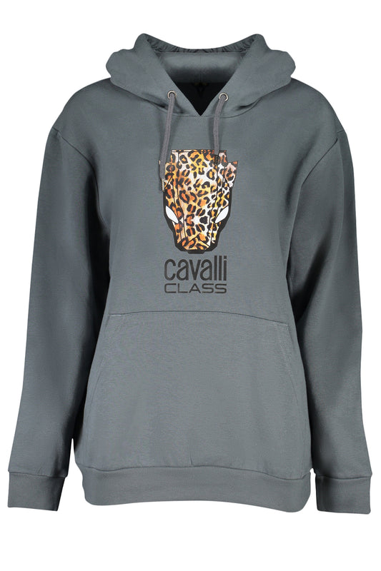 CAVALLI CLASS FELPA SENZA ZIP DONNA GRIGIO