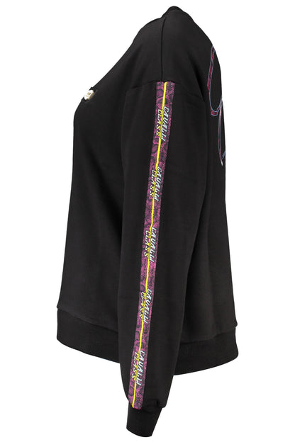 CAVALLI CLASS FELPA SENZA ZIP DONNA NERO