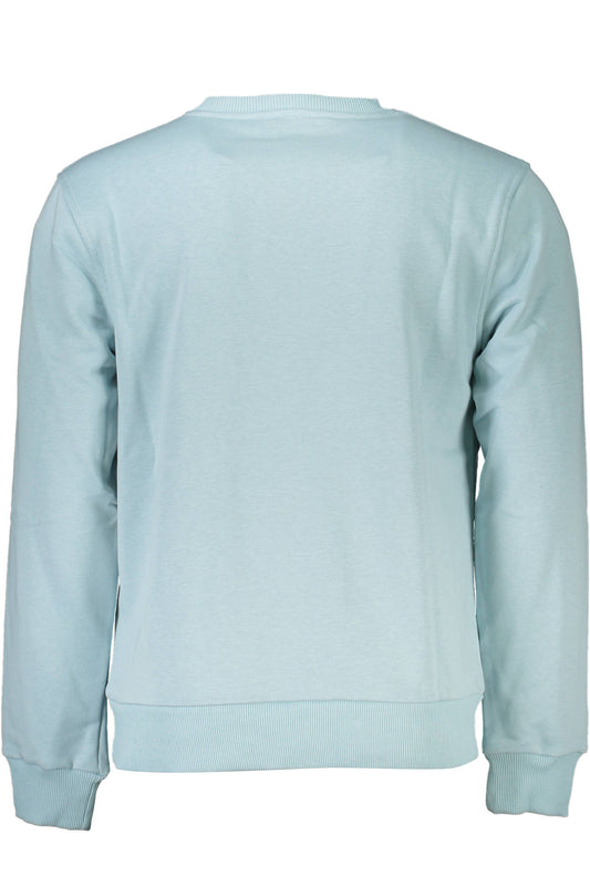 CAVALLI CLASS FELPA SENZA ZIP UOMO AZZURRO