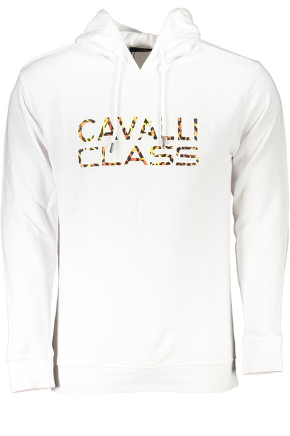 CAVALLI CLASS FELPA SENZA ZIP UOMO BIANCO