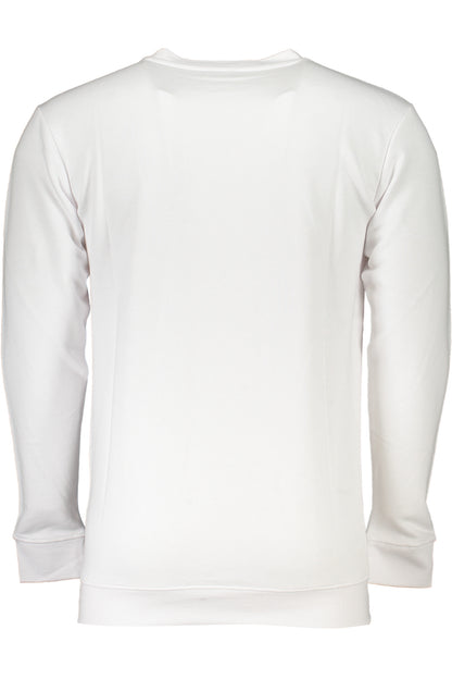 CAVALLI CLASS FELPA SENZA ZIP UOMO BIANCO