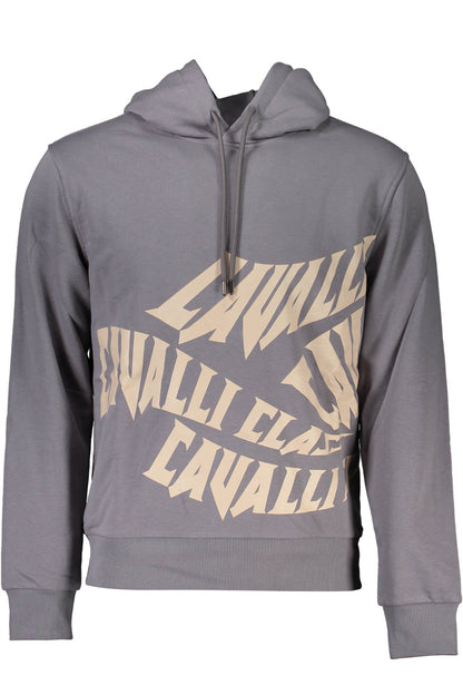 CAVALLI CLASS FELPA SENZA ZIP UOMO GRIGIO