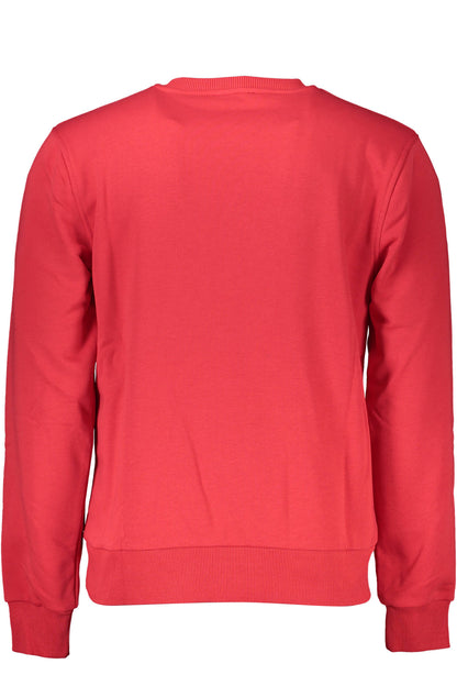 CAVALLI CLASS FELPA SENZA ZIP UOMO ROSSO