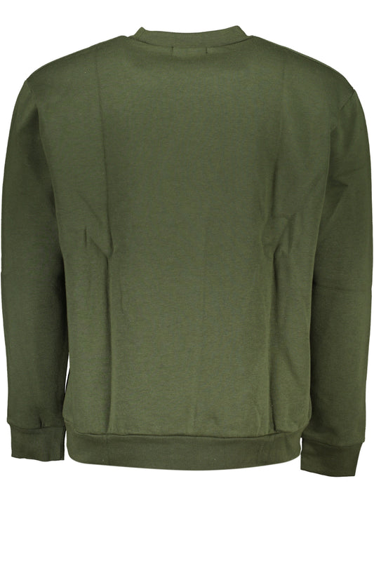CAVALLI CLASS FELPA SENZA ZIP UOMO VERDE