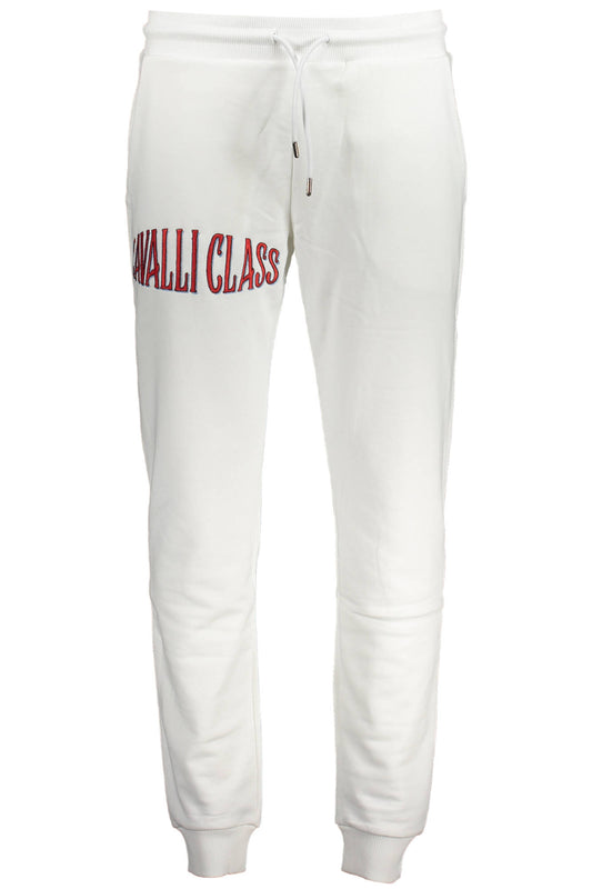 CAVALLI CLASS PANTALONE UOMO BIANCO