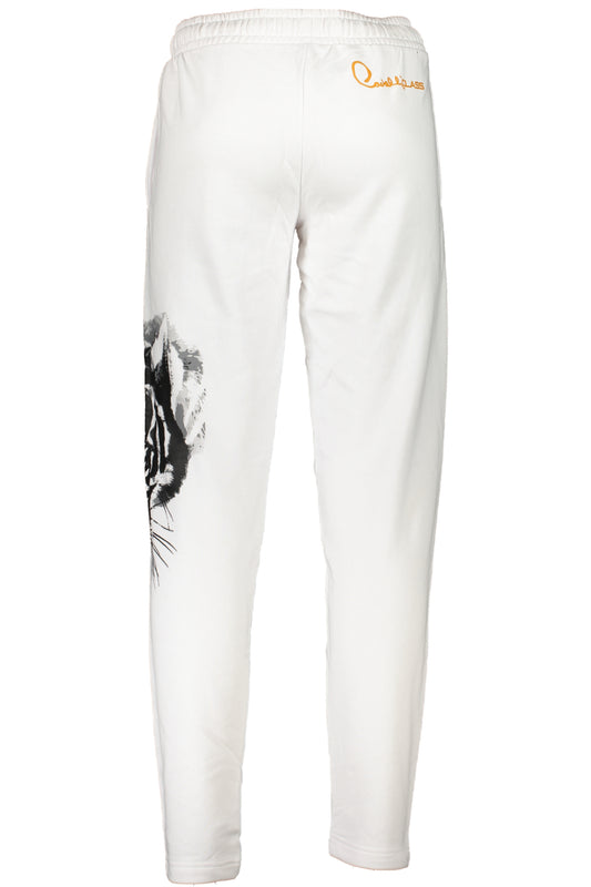 CAVALLI CLASS PANTALONE UOMO BIANCO