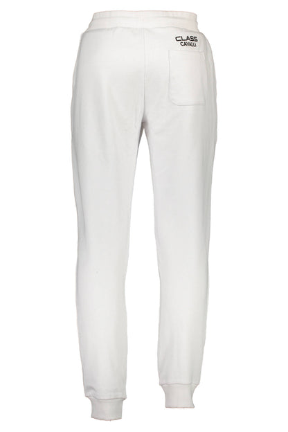 CAVALLI CLASS PANTALONE UOMO BIANCO