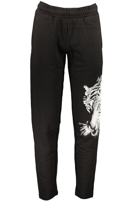 CAVALLI CLASS PANTALONE UOMO NERO