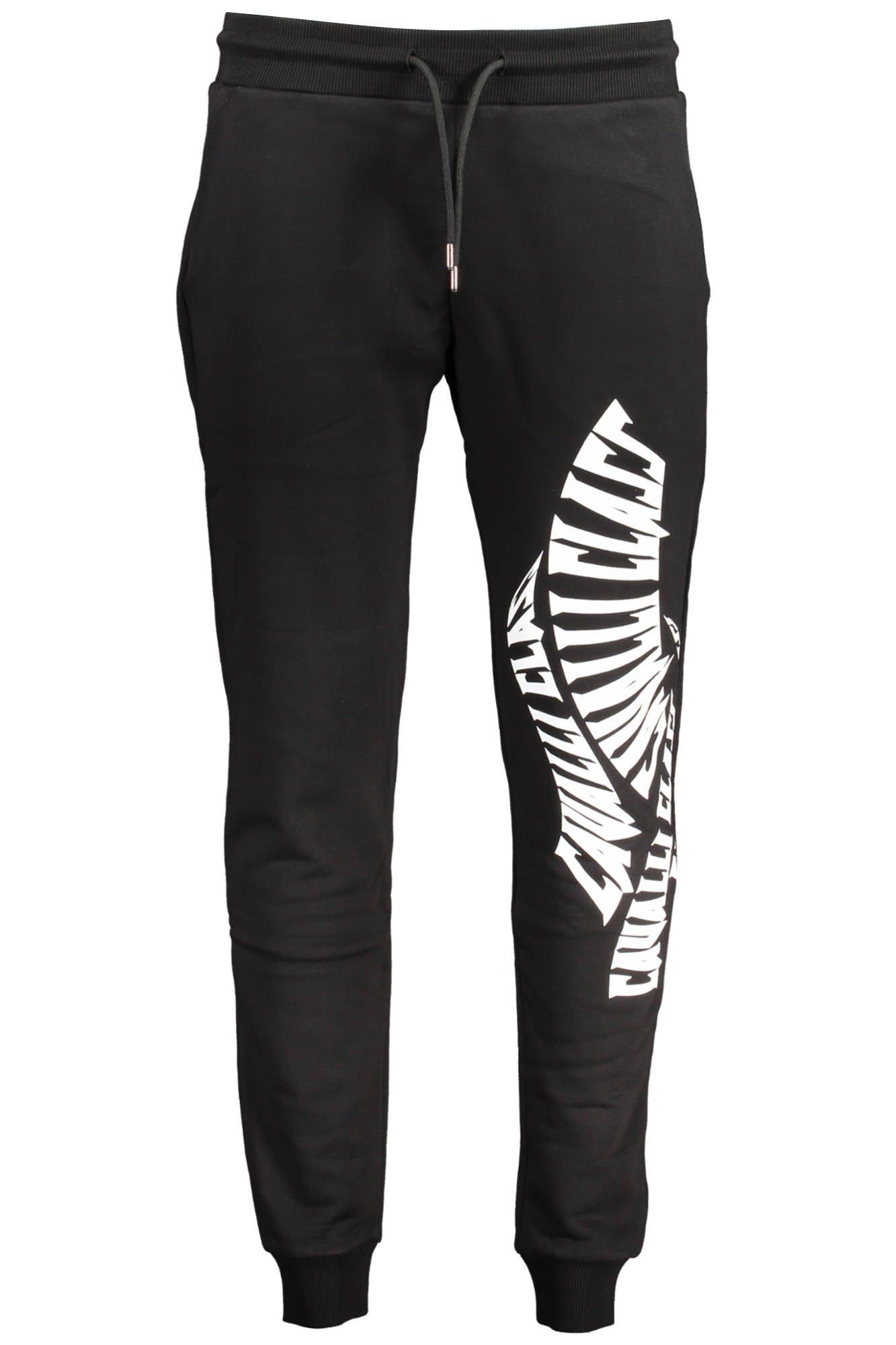 CAVALLI CLASS PANTALONE UOMO NERO