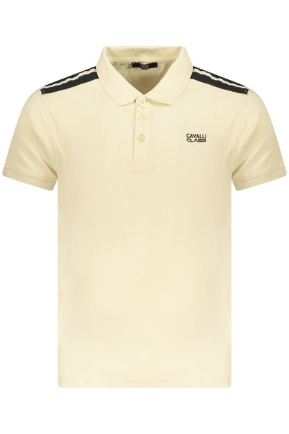 CAVALLI CLASS POLO MANICHE CORTE UOMO BEIGE