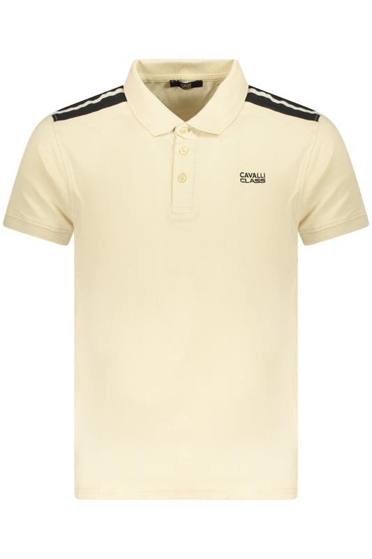 CAVALLI CLASS POLO MANICHE CORTE UOMO BEIGE
