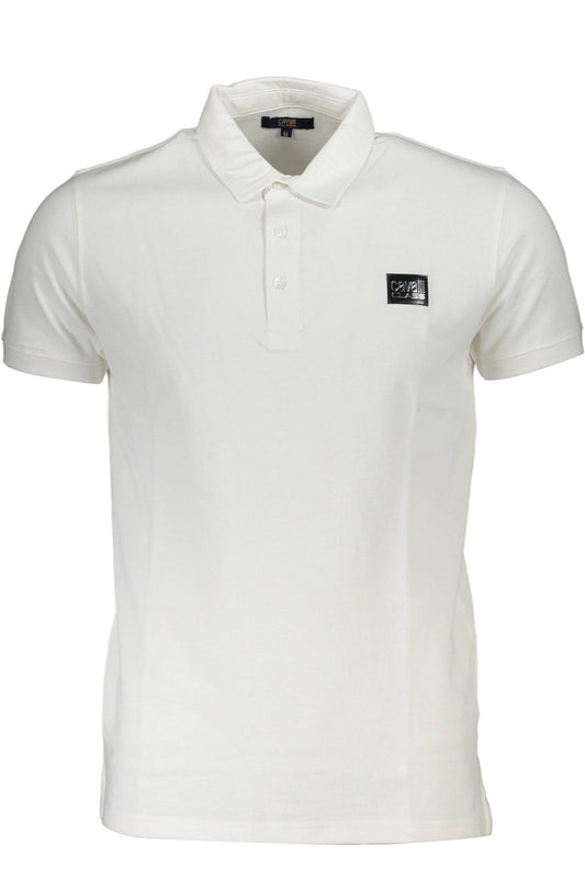 CAVALLI CLASS POLO MANICHE CORTE UOMO BIANCO