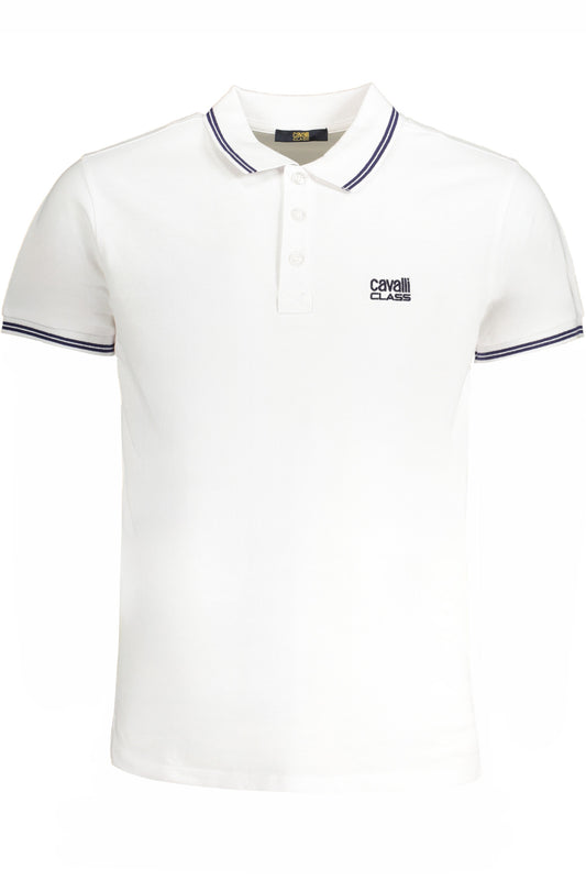 CAVALLI CLASS POLO MANICHE CORTE UOMO BIANCO