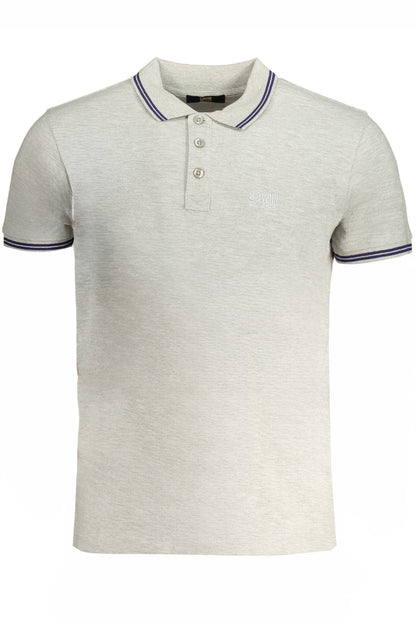 CAVALLI CLASS POLO MANICHE CORTE UOMO GRIGIO