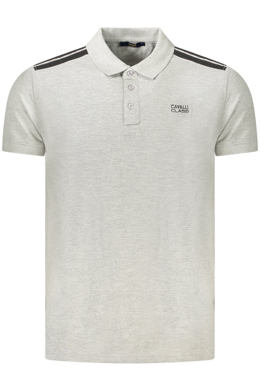 CAVALLI CLASS POLO MANICHE CORTE UOMO GRIGIO