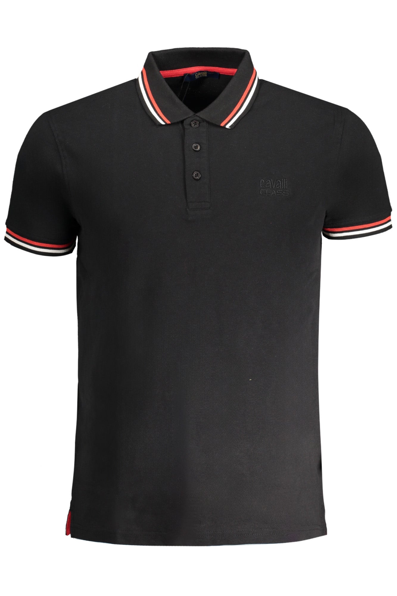 CAVALLI CLASS POLO MANICHE CORTE UOMO NERO