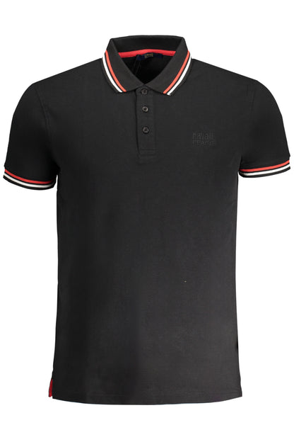 CAVALLI CLASS POLO MANICHE CORTE UOMO NERO