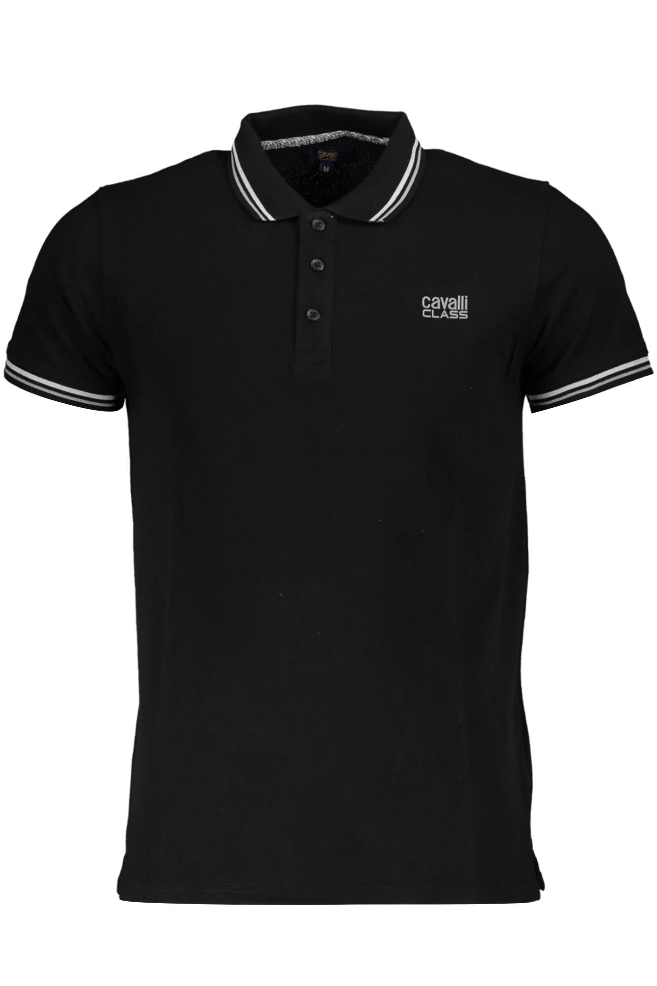 CAVALLI CLASS POLO MANICHE CORTE UOMO NERO