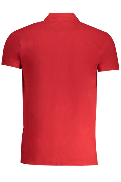 CAVALLI CLASS POLO MANICHE CORTE UOMO ROSSO