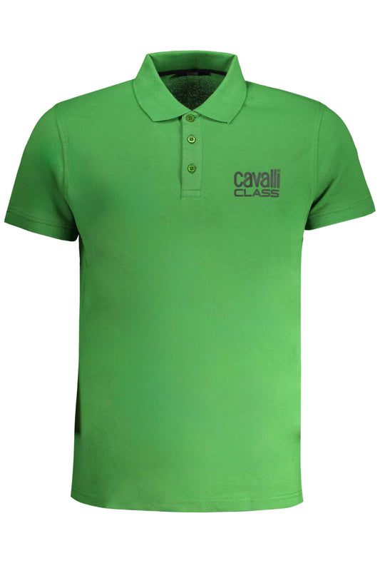 CAVALLI CLASS POLO MANICHE CORTE UOMO VERDE