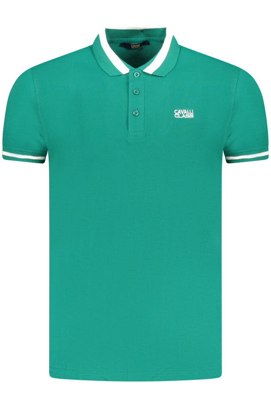 CAVALLI CLASS POLO MANICHE CORTE UOMO VERDE