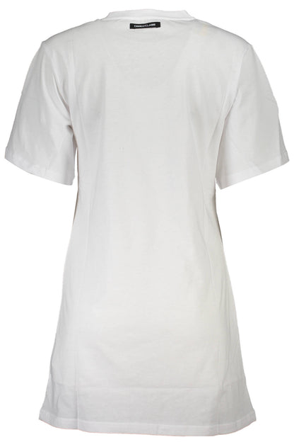 CAVALLI CLASS T-SHIRT MANICHE CORTE DONNA BIANCO