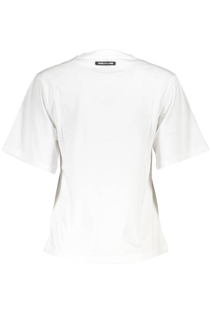 CAVALLI CLASS T-SHIRT MANICHE CORTE DONNA BIANCO