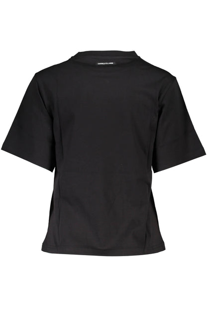 CAVALLI CLASS T-SHIRT MANICHE CORTE DONNA NERO