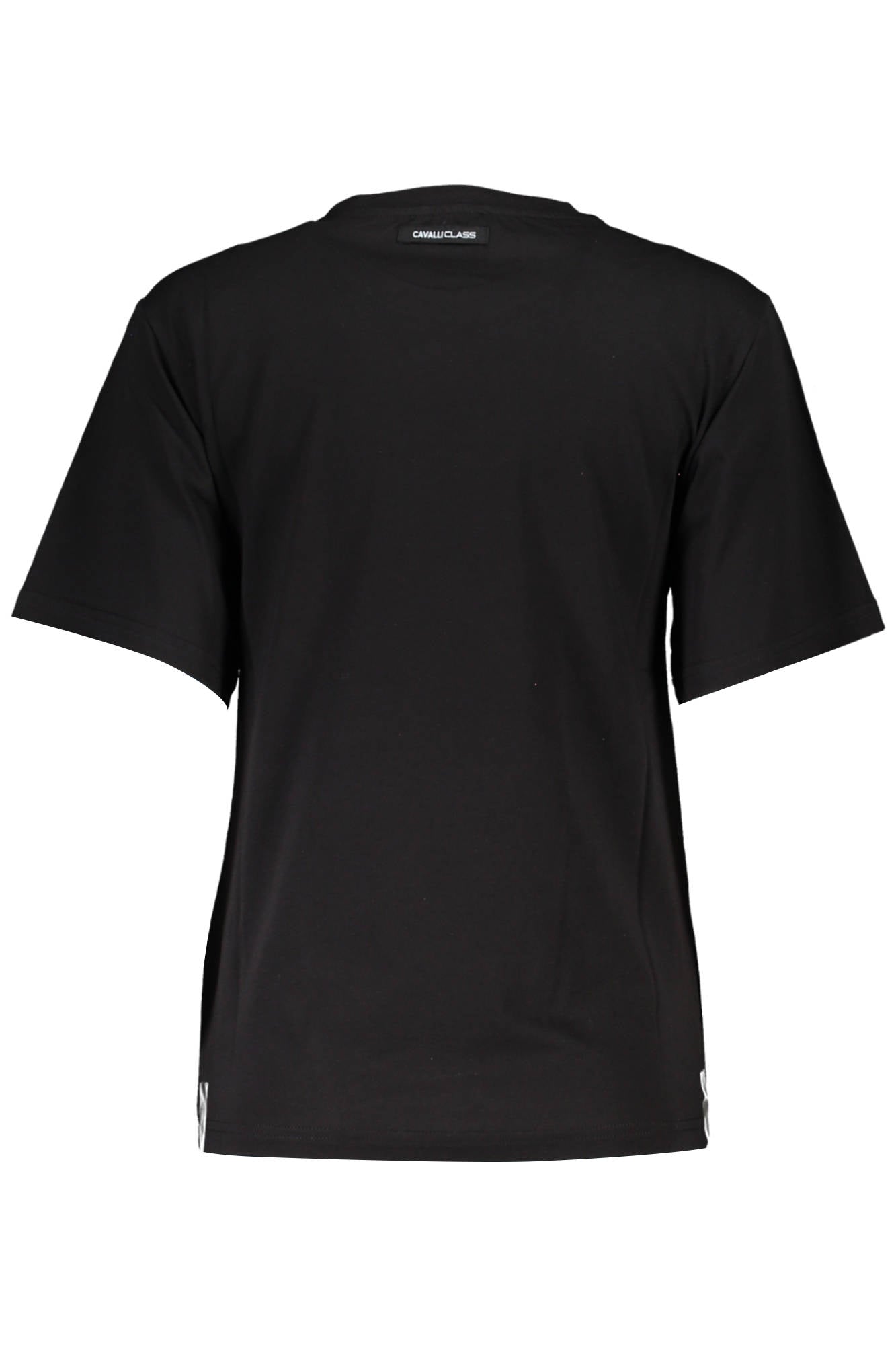 CAVALLI CLASS T-SHIRT MANICHE CORTE DONNA NERO