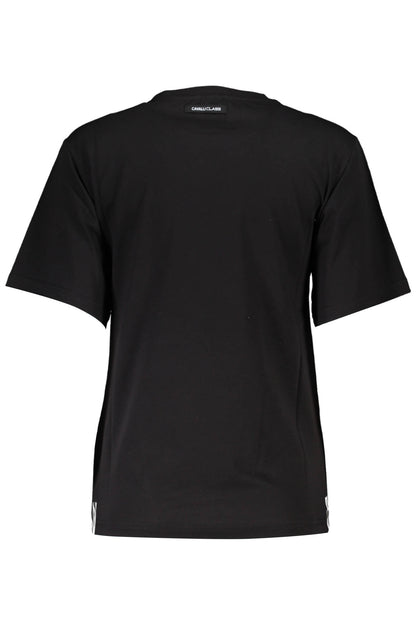 CAVALLI CLASS T-SHIRT MANICHE CORTE DONNA NERO