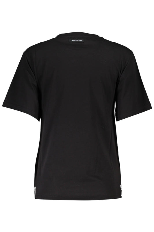 CAVALLI CLASS T-SHIRT MANICHE CORTE DONNA NERO