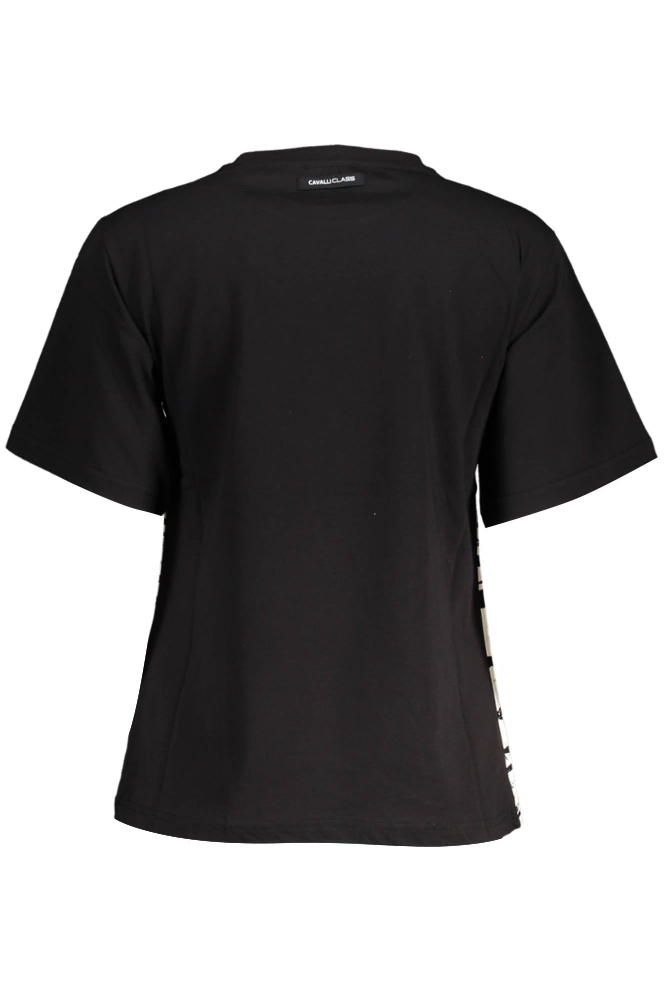 CAVALLI CLASS T-SHIRT MANICHE CORTE DONNA NERO