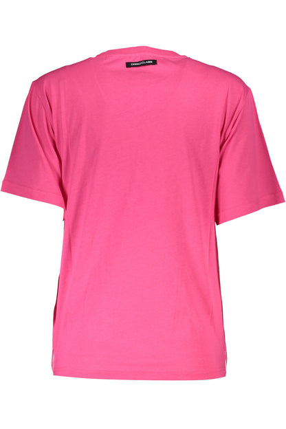CAVALLI CLASS T-SHIRT MANICHE CORTE DONNA ROSA