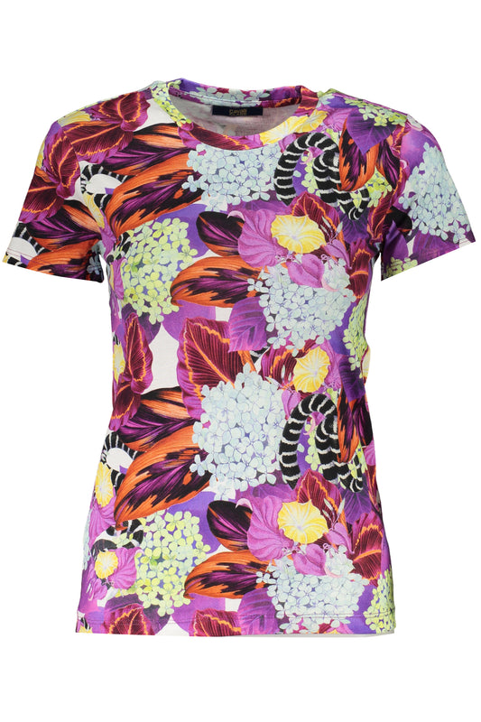 CAVALLI CLASS T-SHIRT MANICHE CORTE DONNA VIOLA