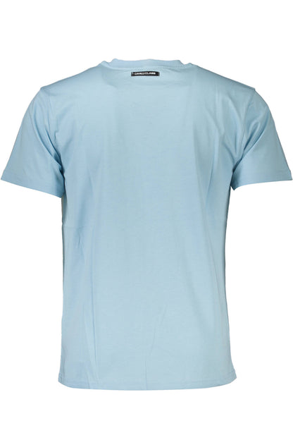 CAVALLI CLASS T-SHIRT MANICHE CORTE UOMO AZZURRO