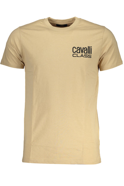 CAVALLI CLASS T-SHIRT MANICHE CORTE UOMO BEIGE