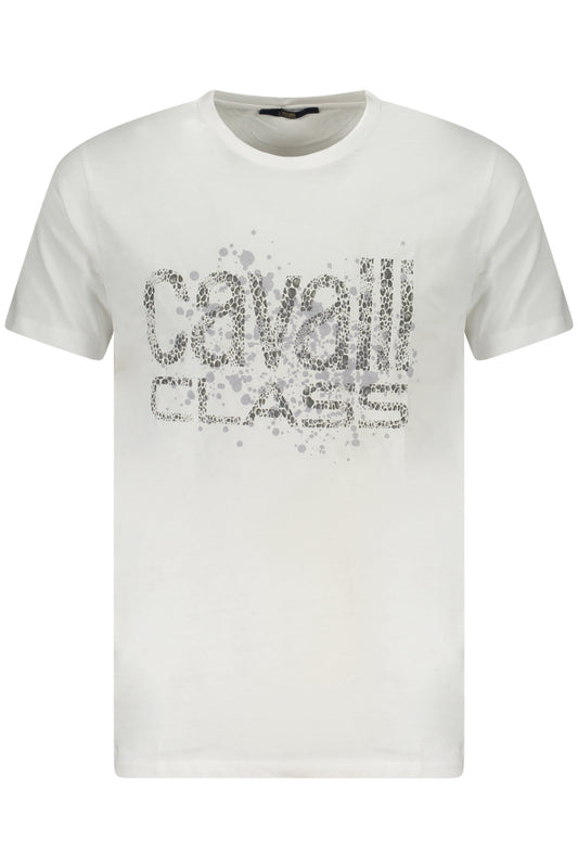 CAVALLI CLASS T-SHIRT MANICHE CORTE UOMO BIANCO
