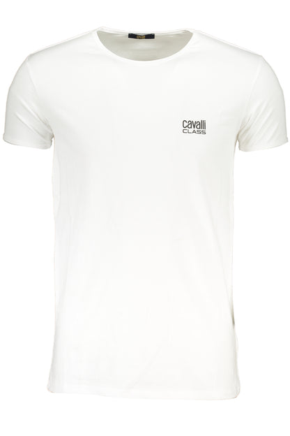 CAVALLI CLASS T-SHIRT MANICHE CORTE UOMO BIANCO