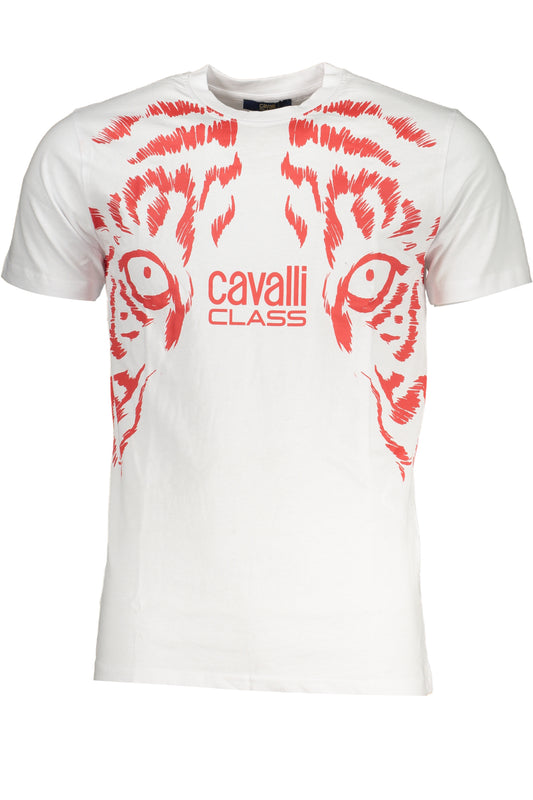 CAVALLI CLASS T-SHIRT MANICHE CORTE UOMO BIANCO