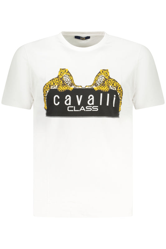 CAVALLI CLASS T-SHIRT MANICHE CORTE UOMO BIANCO