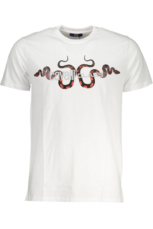 CAVALLI CLASS T-SHIRT MANICHE CORTE UOMO BIANCO