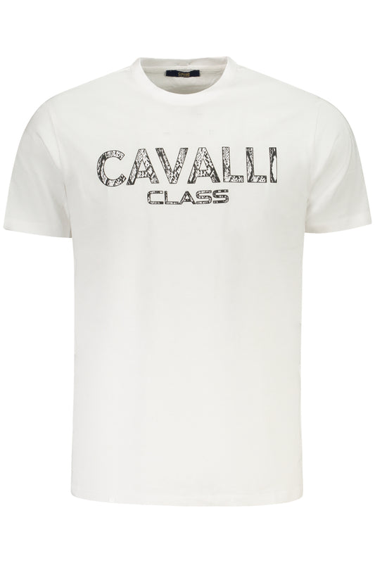 CAVALLI CLASS T-SHIRT MANICHE CORTE UOMO BIANCO