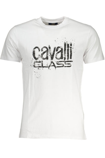 CAVALLI CLASS T-SHIRT MANICHE CORTE UOMO BIANCO